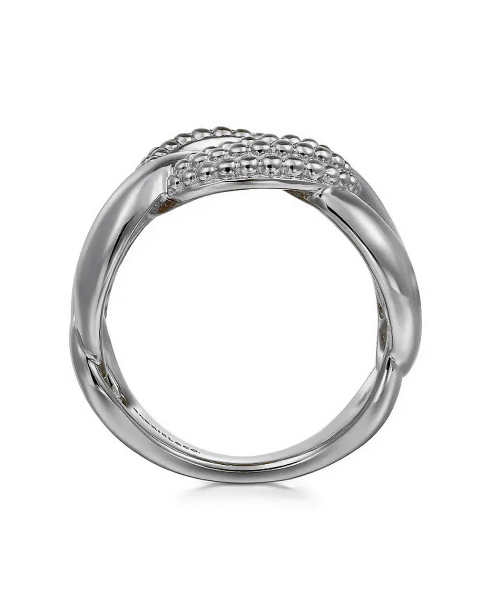 Gabriel & Co. Bujukan Collection Oval Link Ring - Image 4