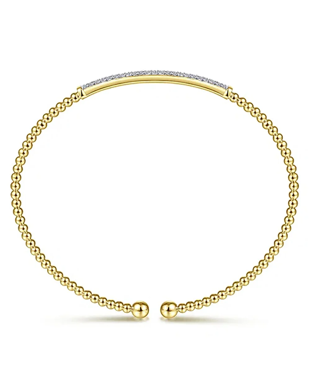 Gabriel & Co. Bujukan Diamond Bar Split Bangle - Image 3