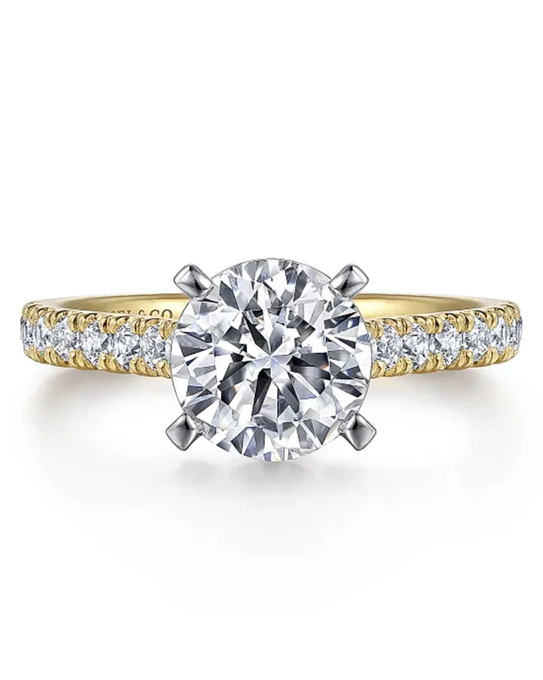 Gabriel & Co. Classic Collection Diamond Engagement Ring - Image 2