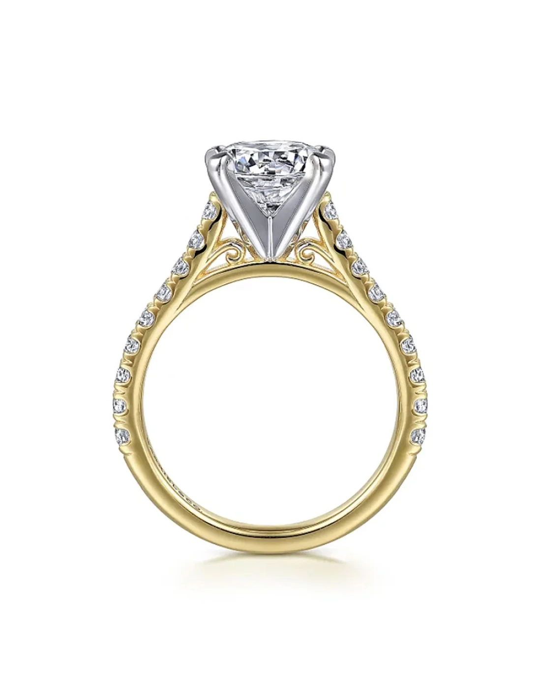 Gabriel & Co. Classic Collection Diamond Engagement Ring - Image 3