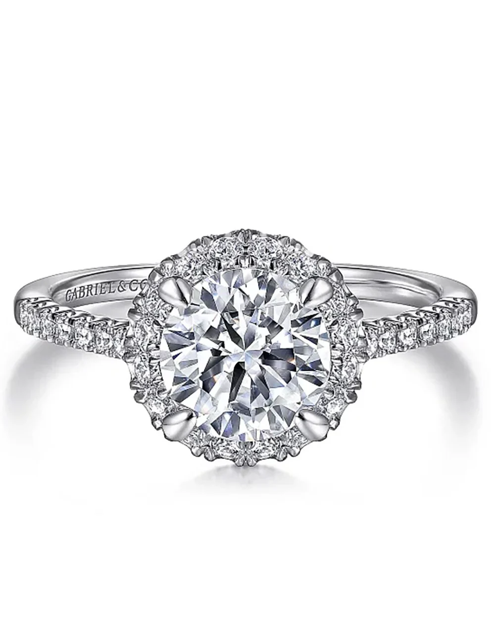 Gabriel & Co. Classic Collection Diamond Semi Mount - Image 2