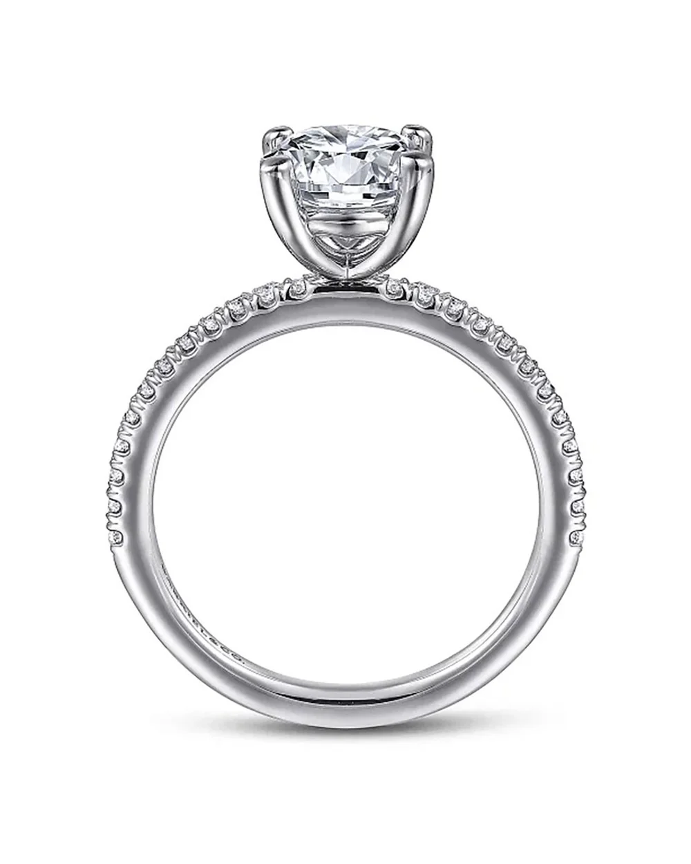 Gabriel & Co. Classic Collection Diamond Semi Mount - Image 4