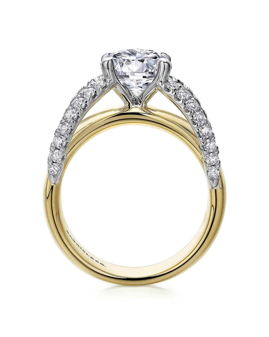 Gabriel & Co. Contemporary Collection Diamond Engagement Ring - Image 2