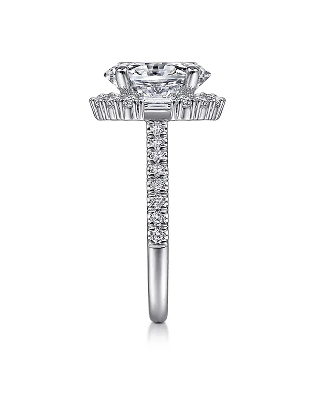 Gabriel & Co.Contemporary Collection Diamond Semi Mount - Image 3
