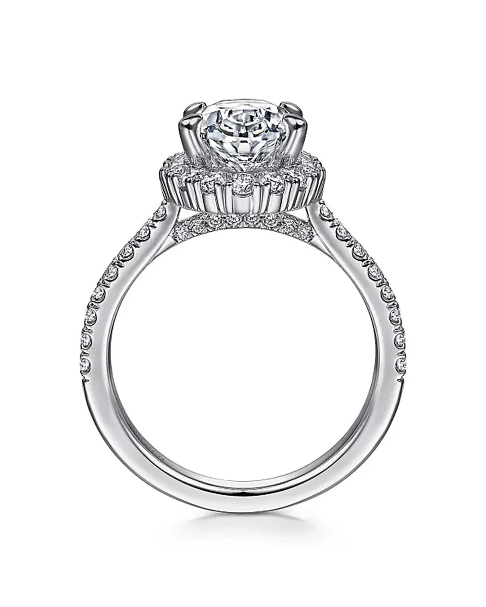 Gabriel & Co.Contemporary Collection Diamond Semi Mount - Image 4