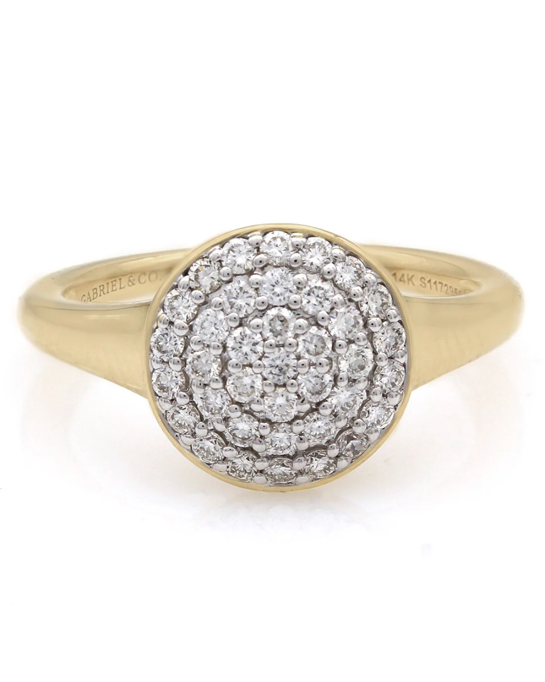 Gabriel & Co. Diamond Cluster Ring - Image 2