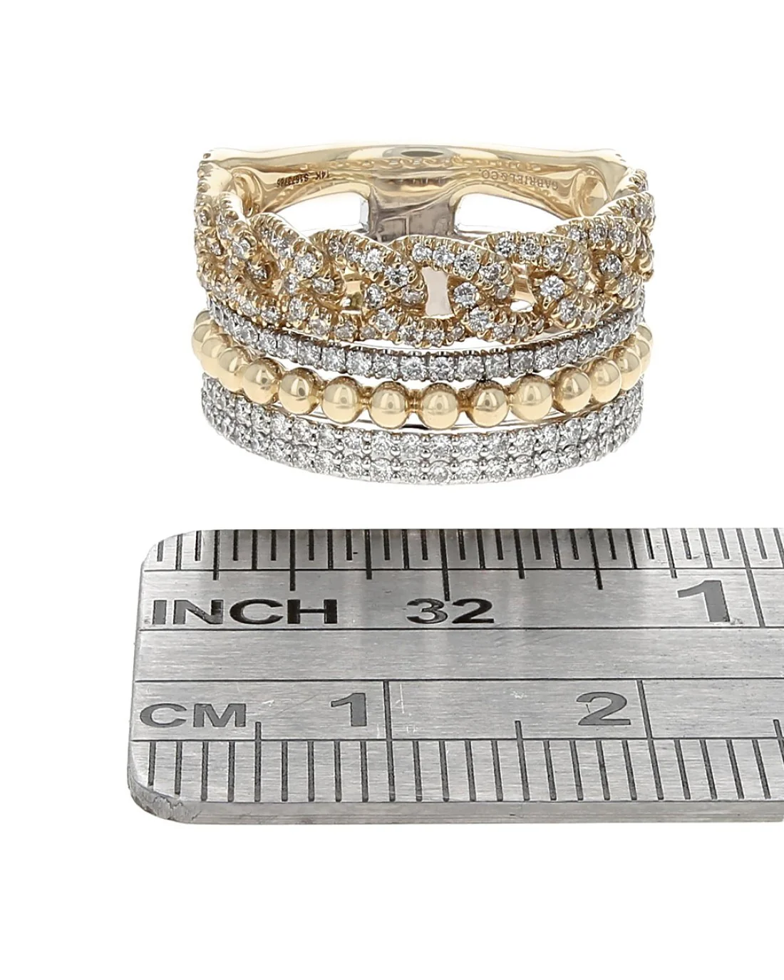 Gabriel & Co. Diamond Easy Stack Band - Image 3