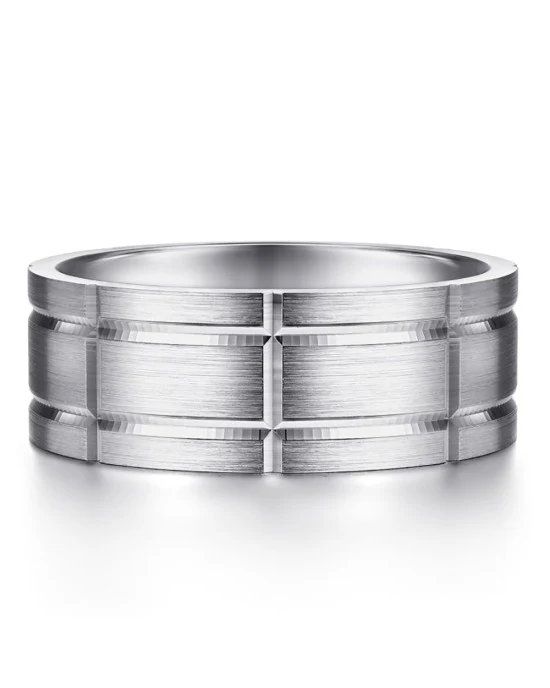 Gabriel & Co. Gentleman's Grooved Band