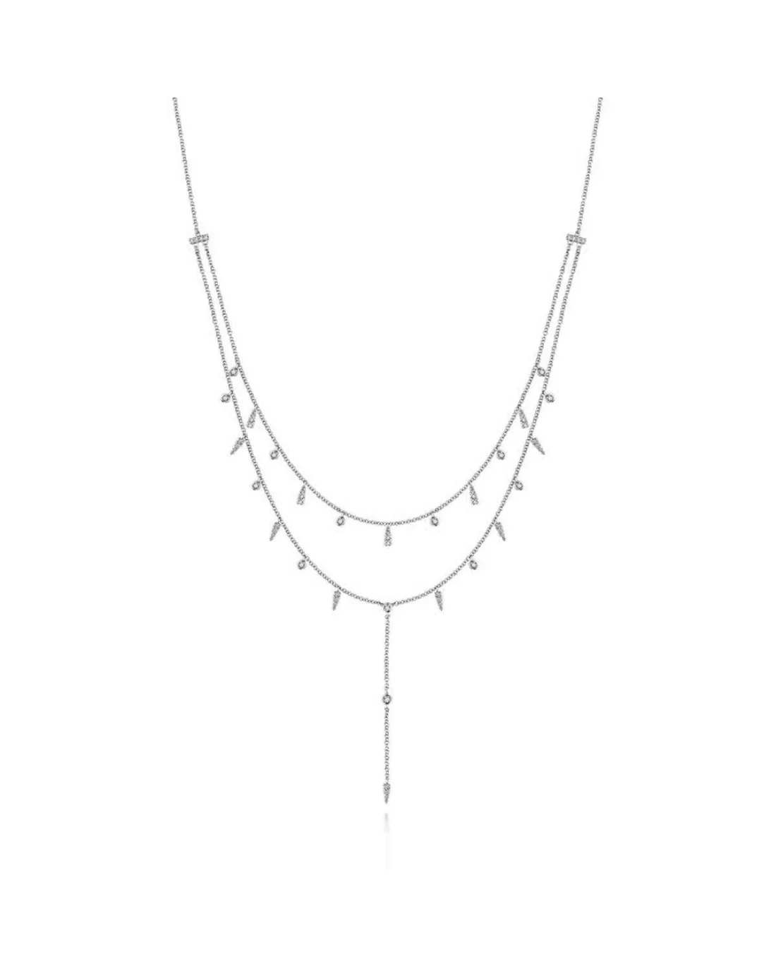 Gabriel & Co. Kaslique Diamond Y Necklace