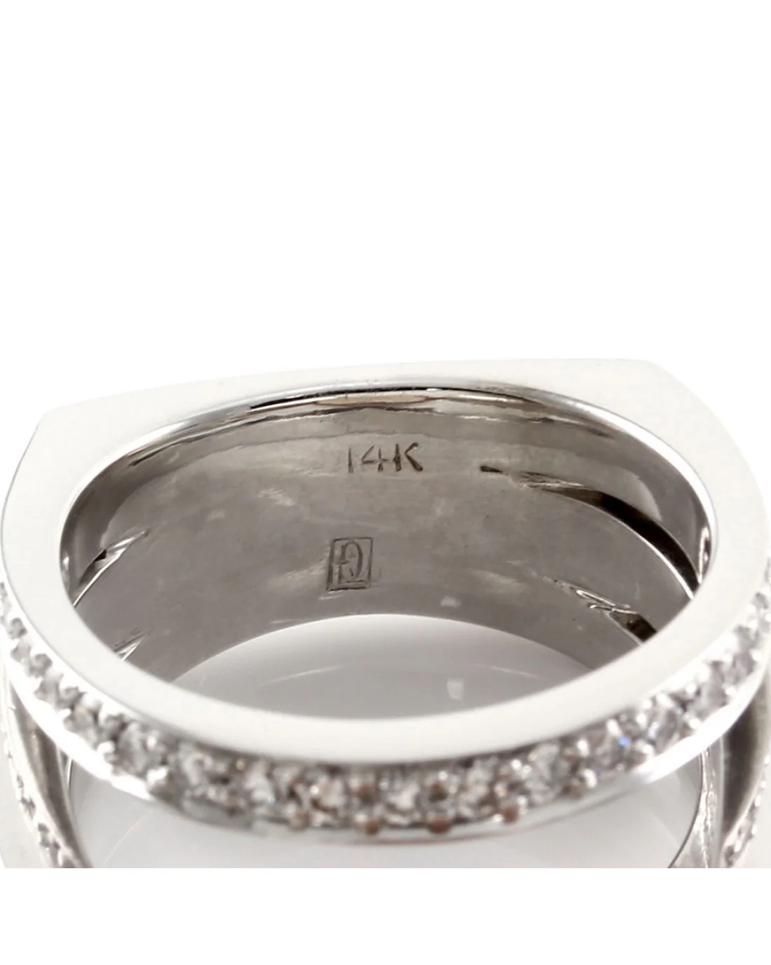 Gauthier Precious Topaz and Pave Diamond Ring in Gold - Image 6