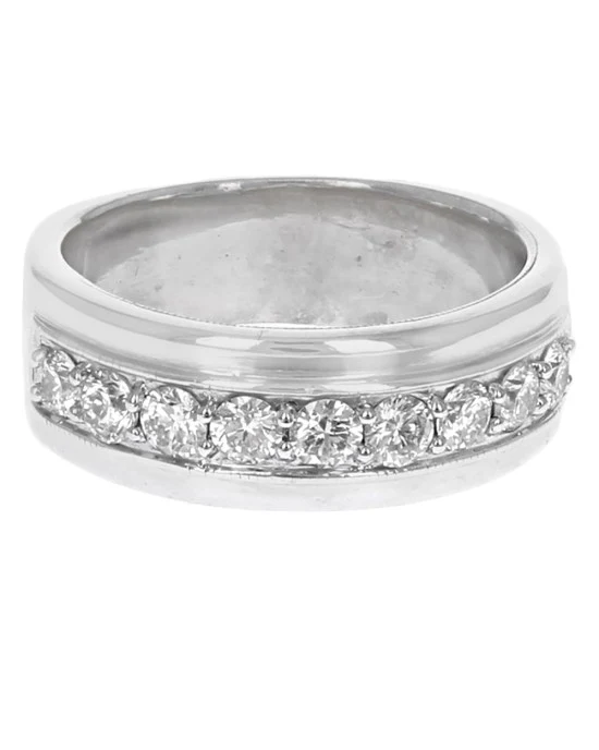 Gentleman 9 Stone Diamond Band - Image 2