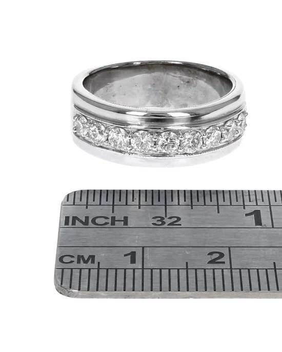 Gentleman 9 Stone Diamond Band - Image 3