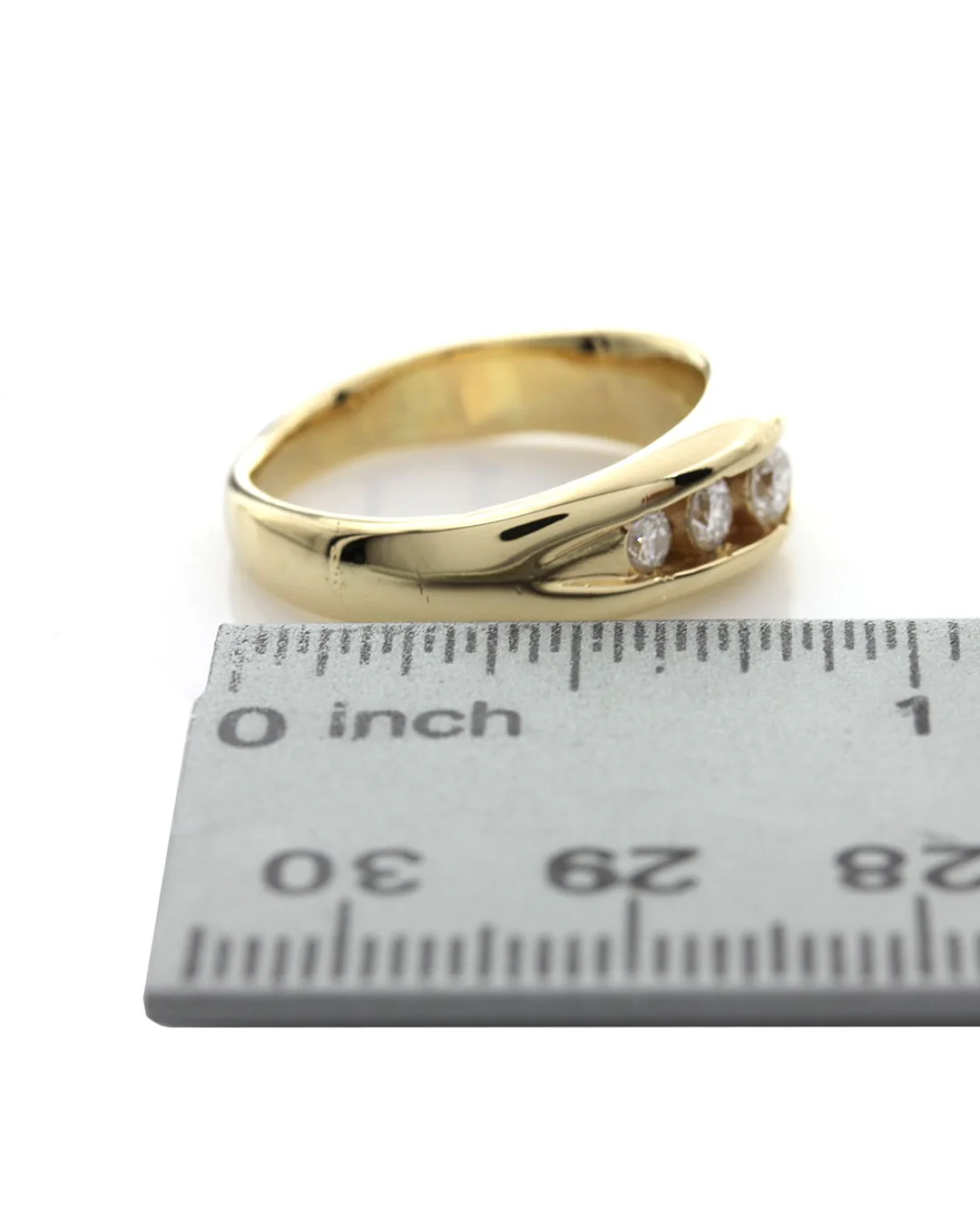 Gentlemans 5 Stone Diamond Ring - Image 3