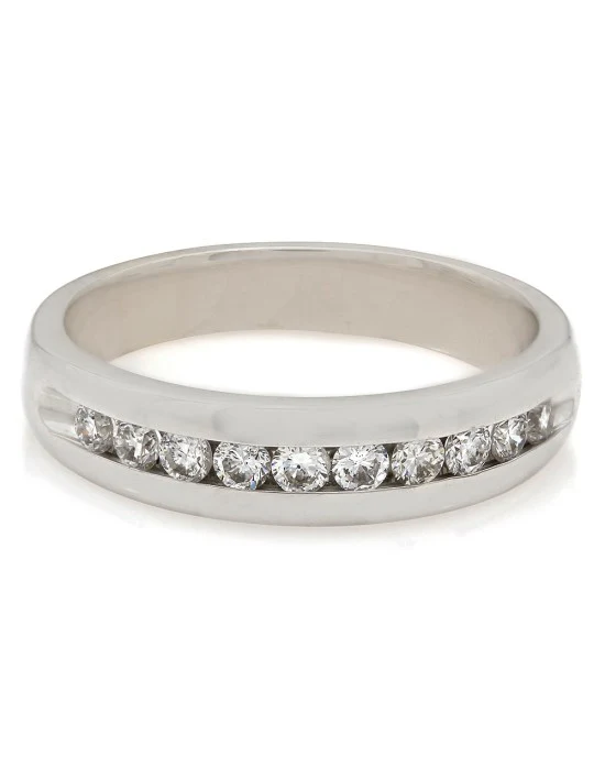 Gentleman's Diamond Band in Gold - Image 2