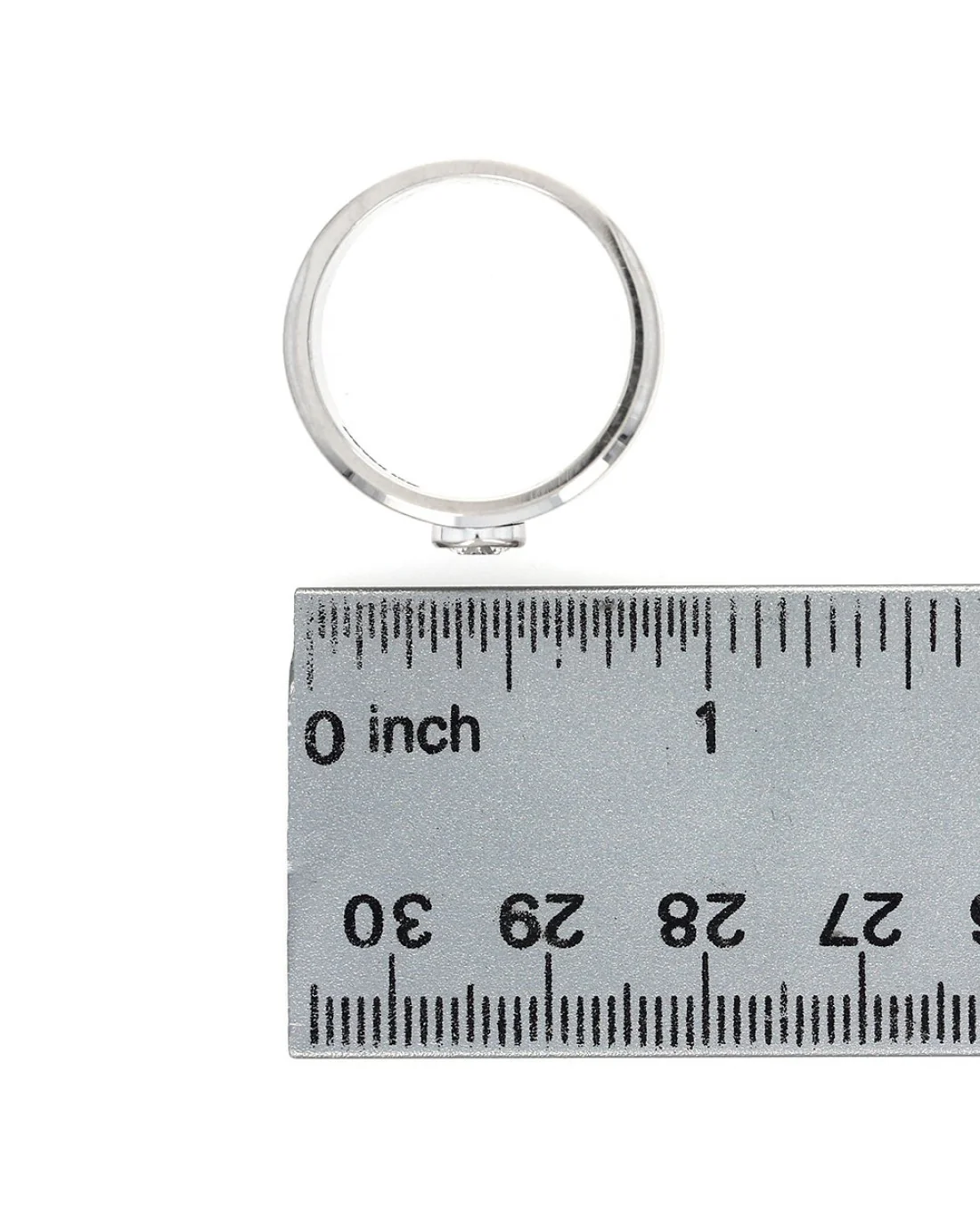 Gentlemans Diamond Solitaire Band Ring - Image 3