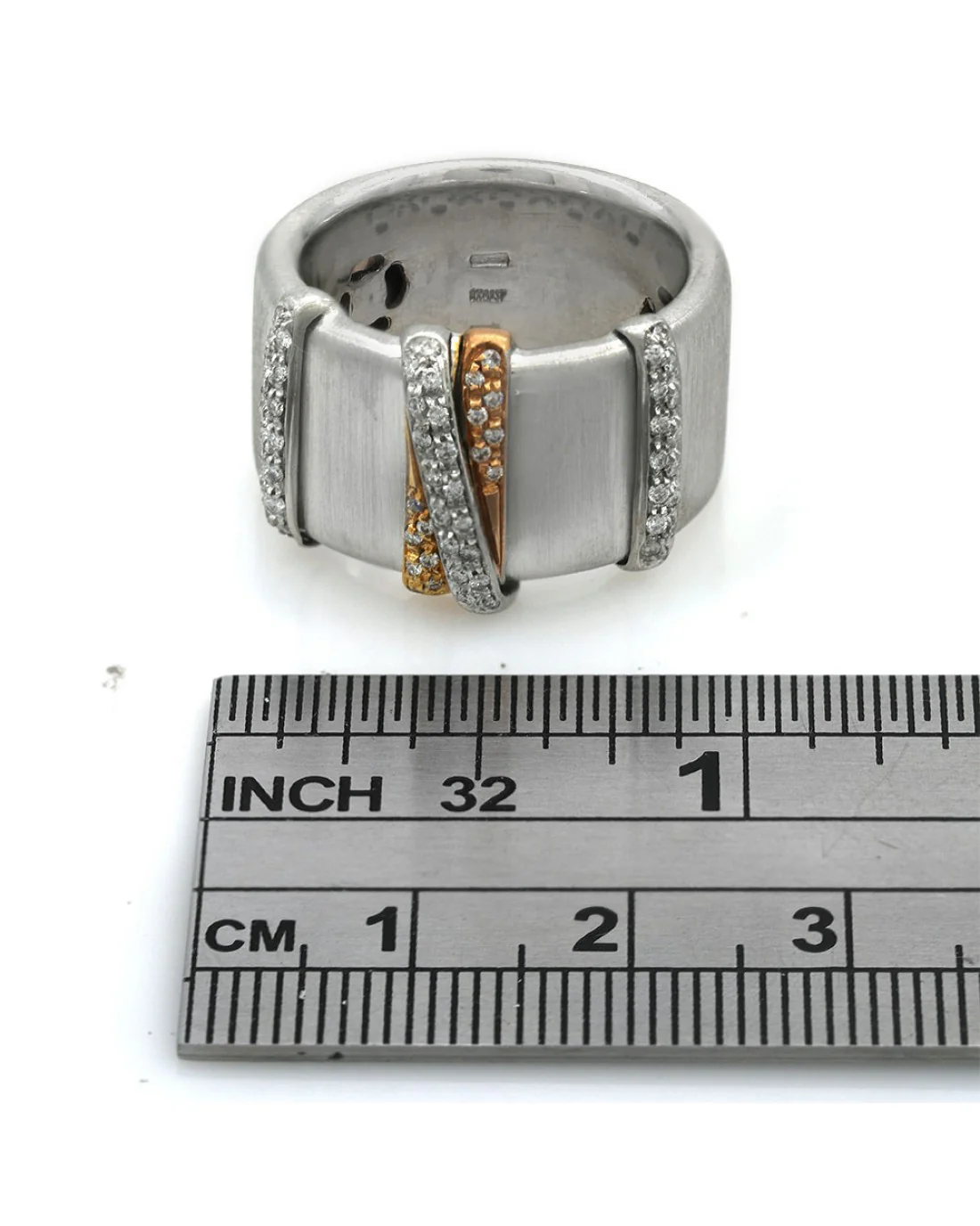 Gentlemans Diamond Wrap Station Wide Band - Image 3