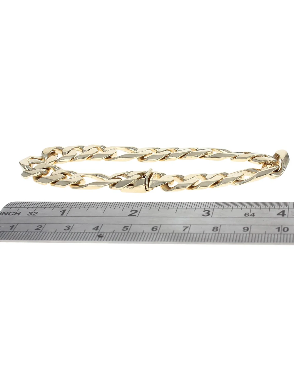 Gentlemans Figaro Link Chain Bracelet - Image 3
