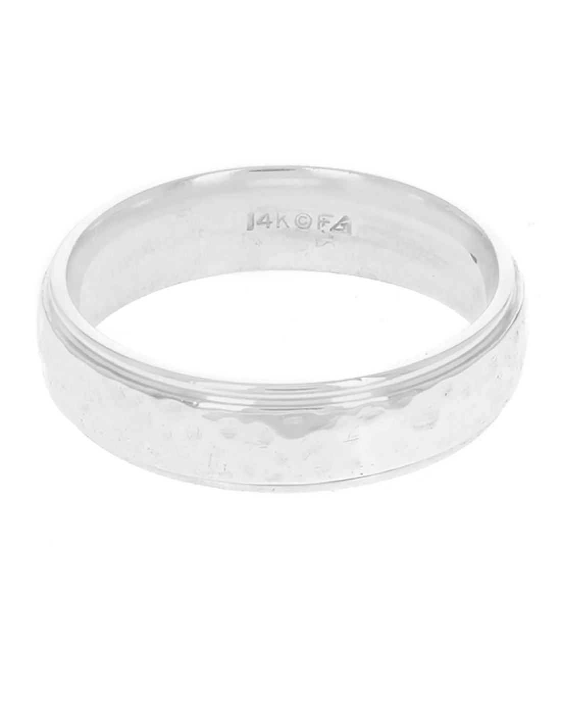 Gentlemans Hammered Comfort Band - Image 2