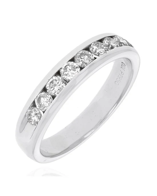 Gentlemans Platinum Diamond Band