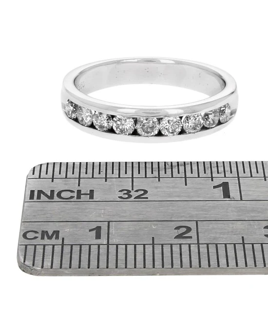 Gentlemans Platinum Diamond Band - Image 3