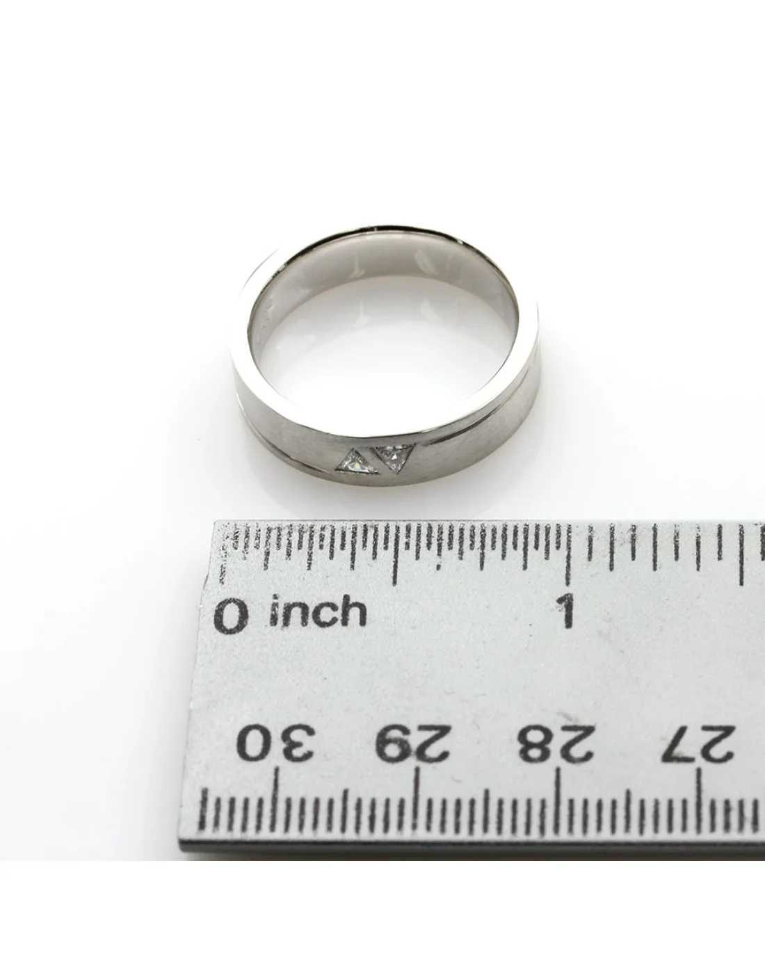 Gentlemans Trilliant Diamond Accent Band - Image 3