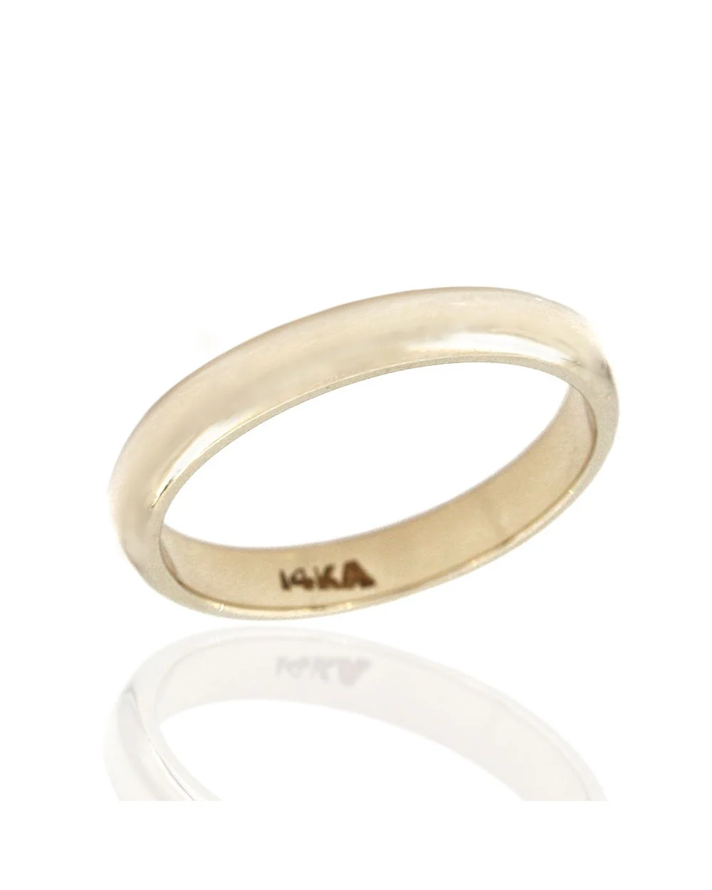 Gentlemans Wedding Band in Gold