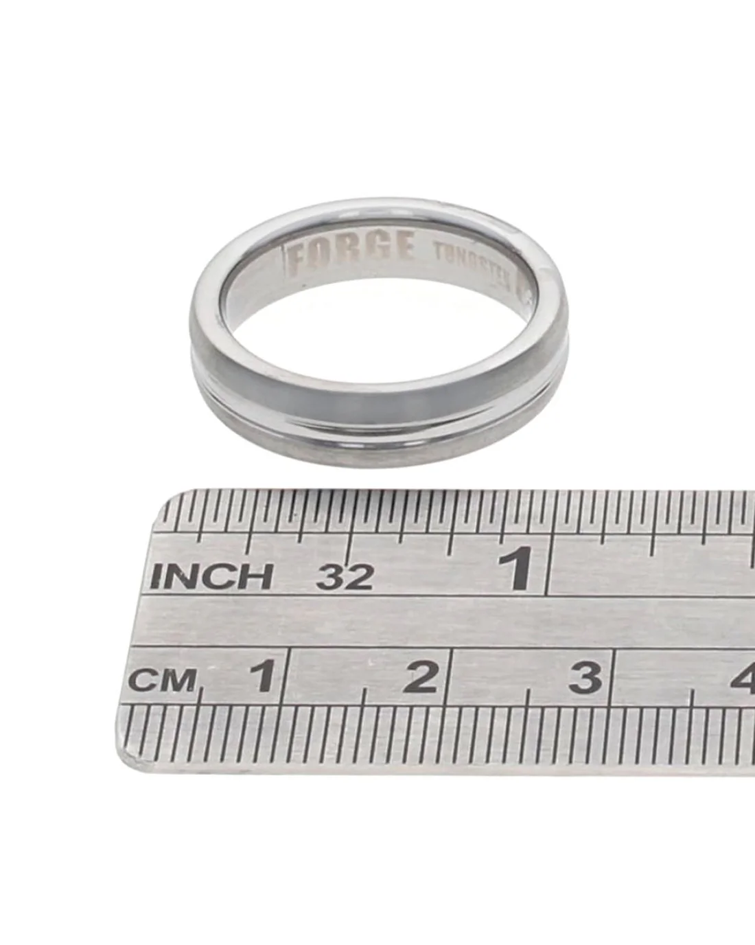 Gentlemen's Center Cut Comfort Fit Band in Tungsten - Image 3