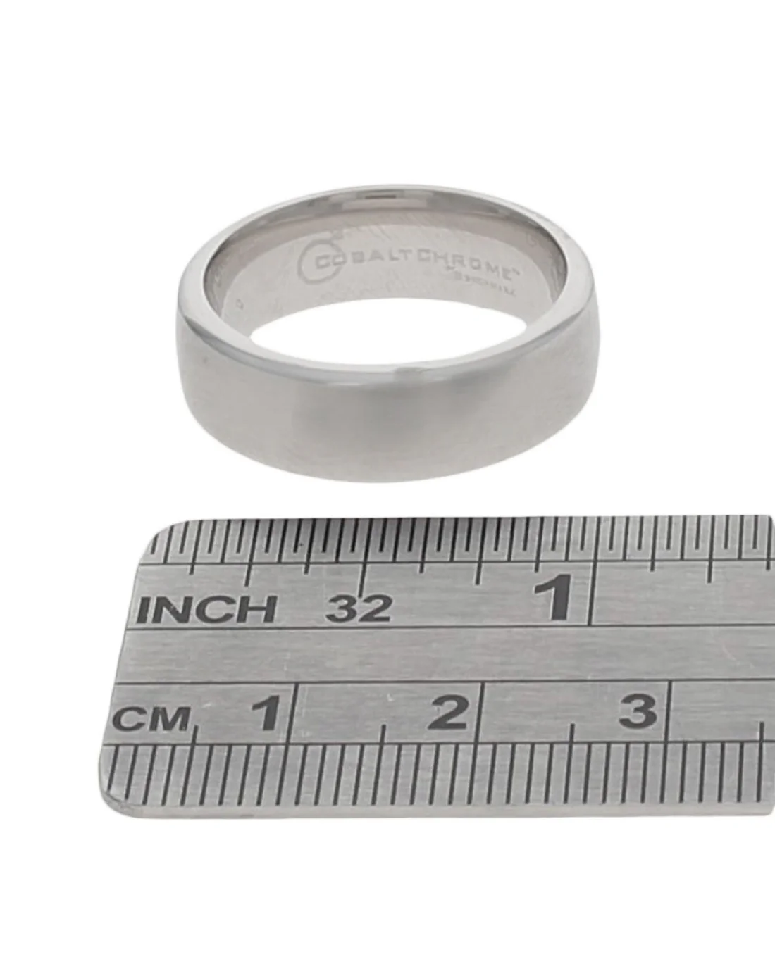Gentlemen's Comfort Fit Band in White Cobalt - Image 3