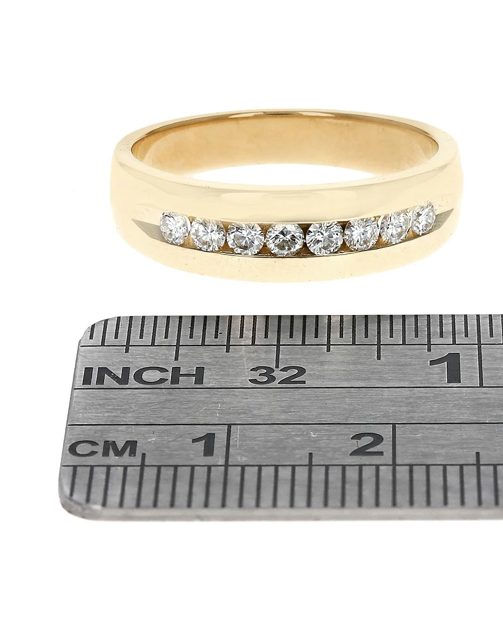 Gentlemen's Diamond Ring in Yellow Gold - Image 3