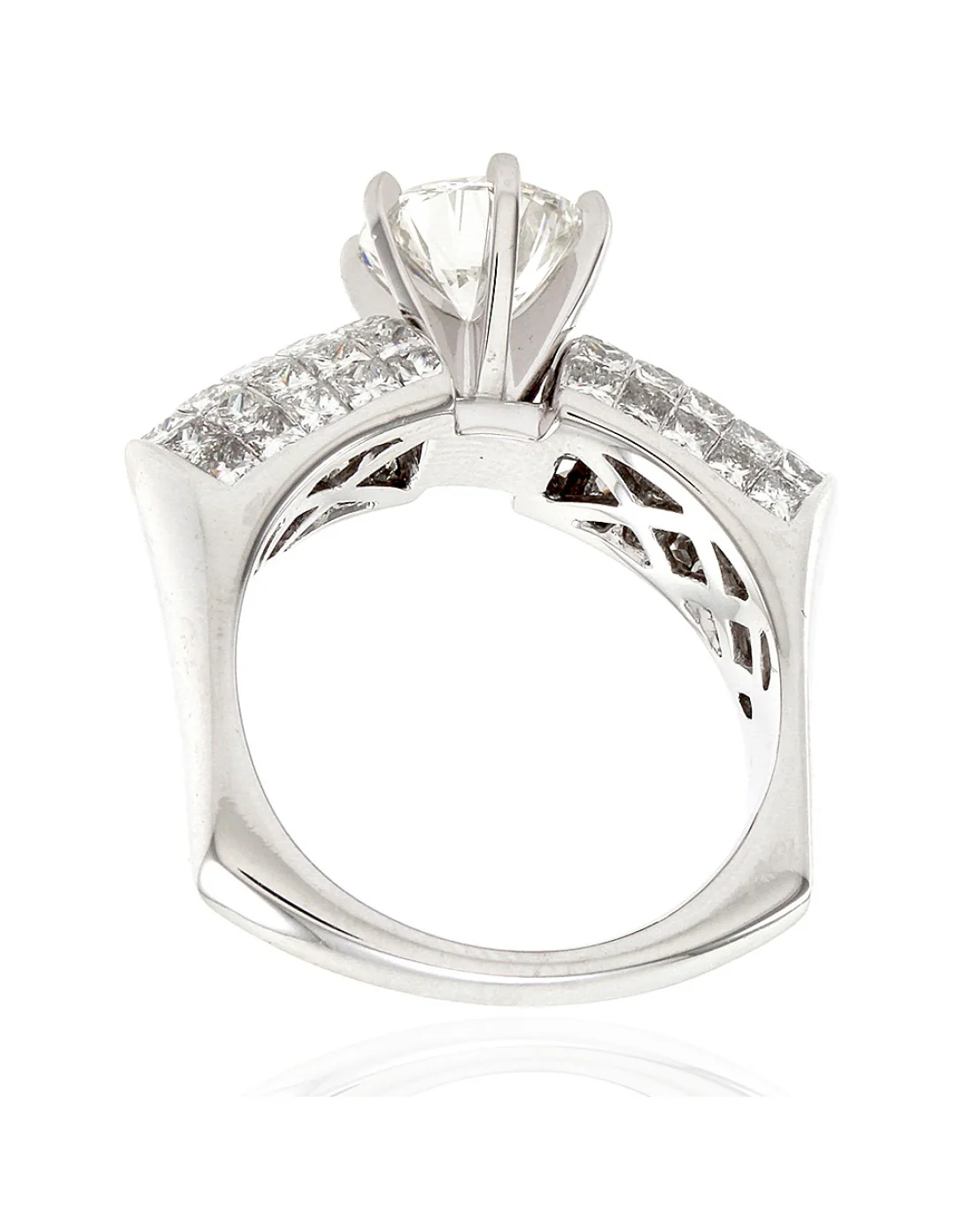 GIA Certified Round Brilliant Cut Diamond Solitaire Ring - Image 4