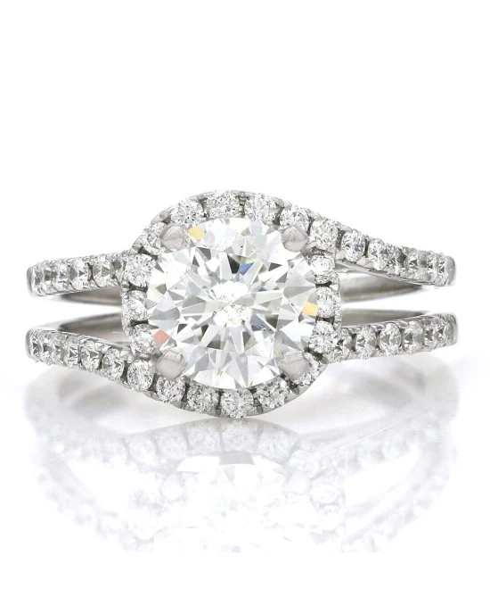 GIA Certified Round Brilliant Cut Diamond Solitaire Ring in 14KW - Image 2