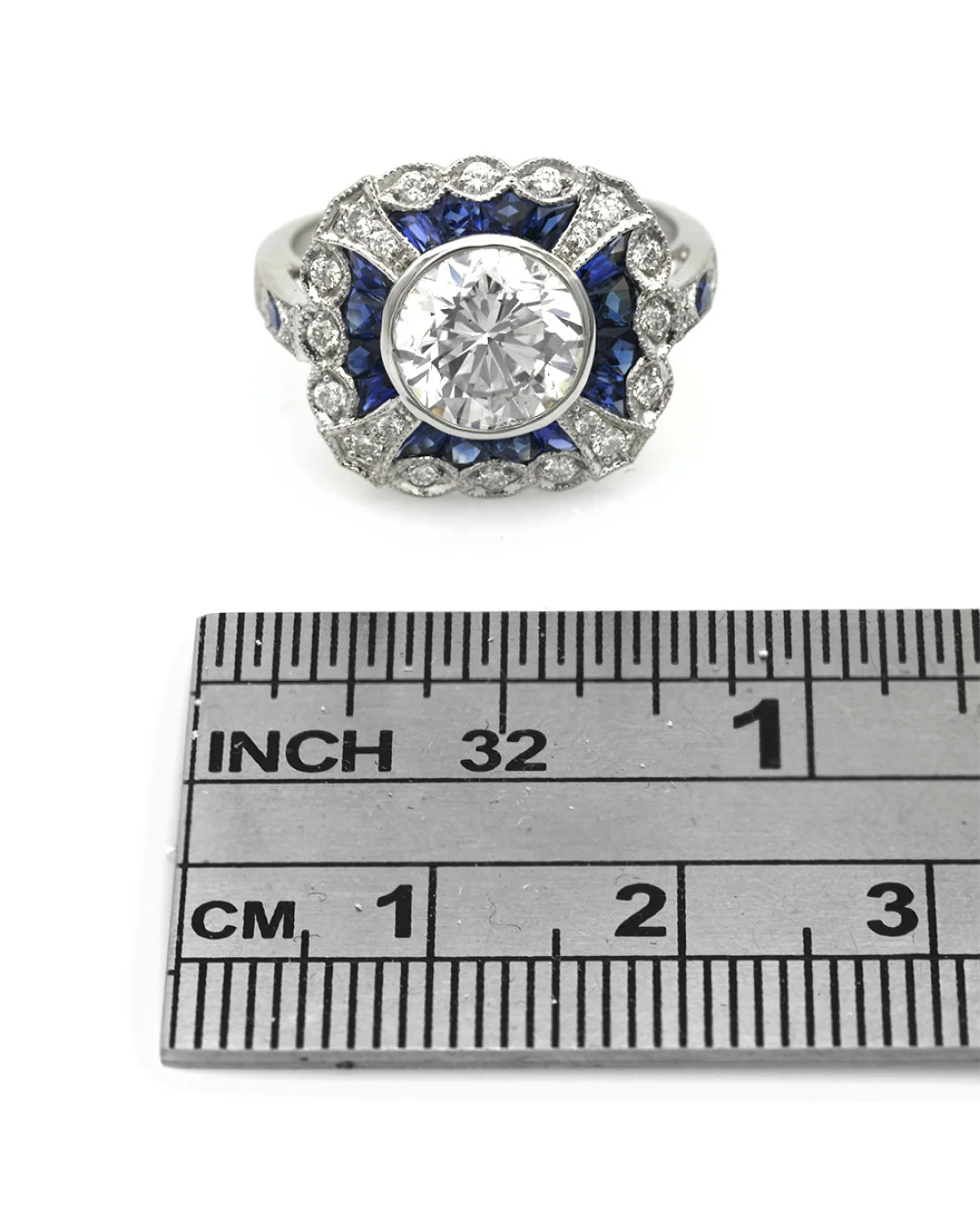 GIA Certified Round Diamond Solitaire Ring in Platinum - Image 3