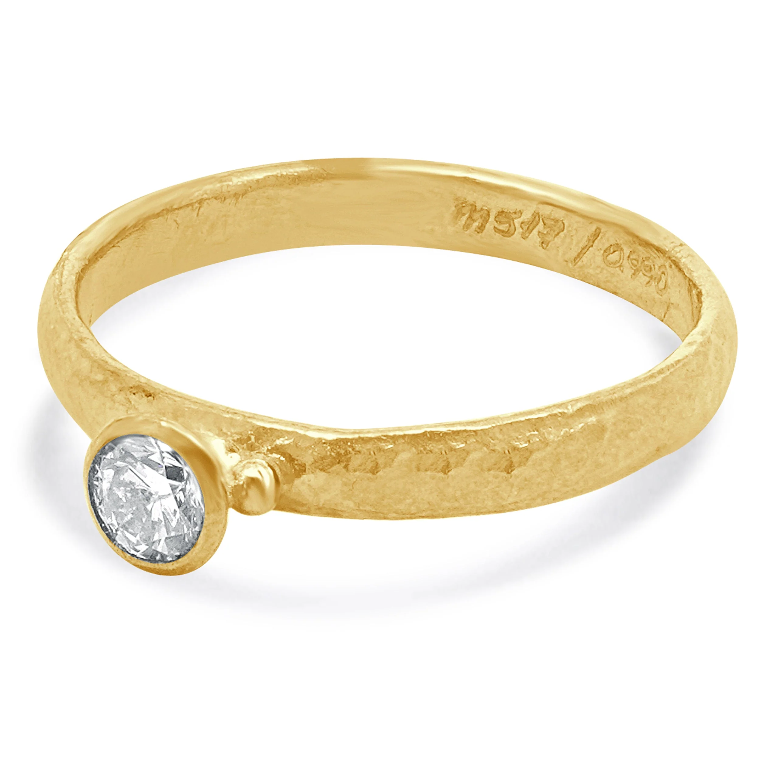 Gurhan 24 Karat Yellow Gold Diamond Prism Collection Ring - Image 2