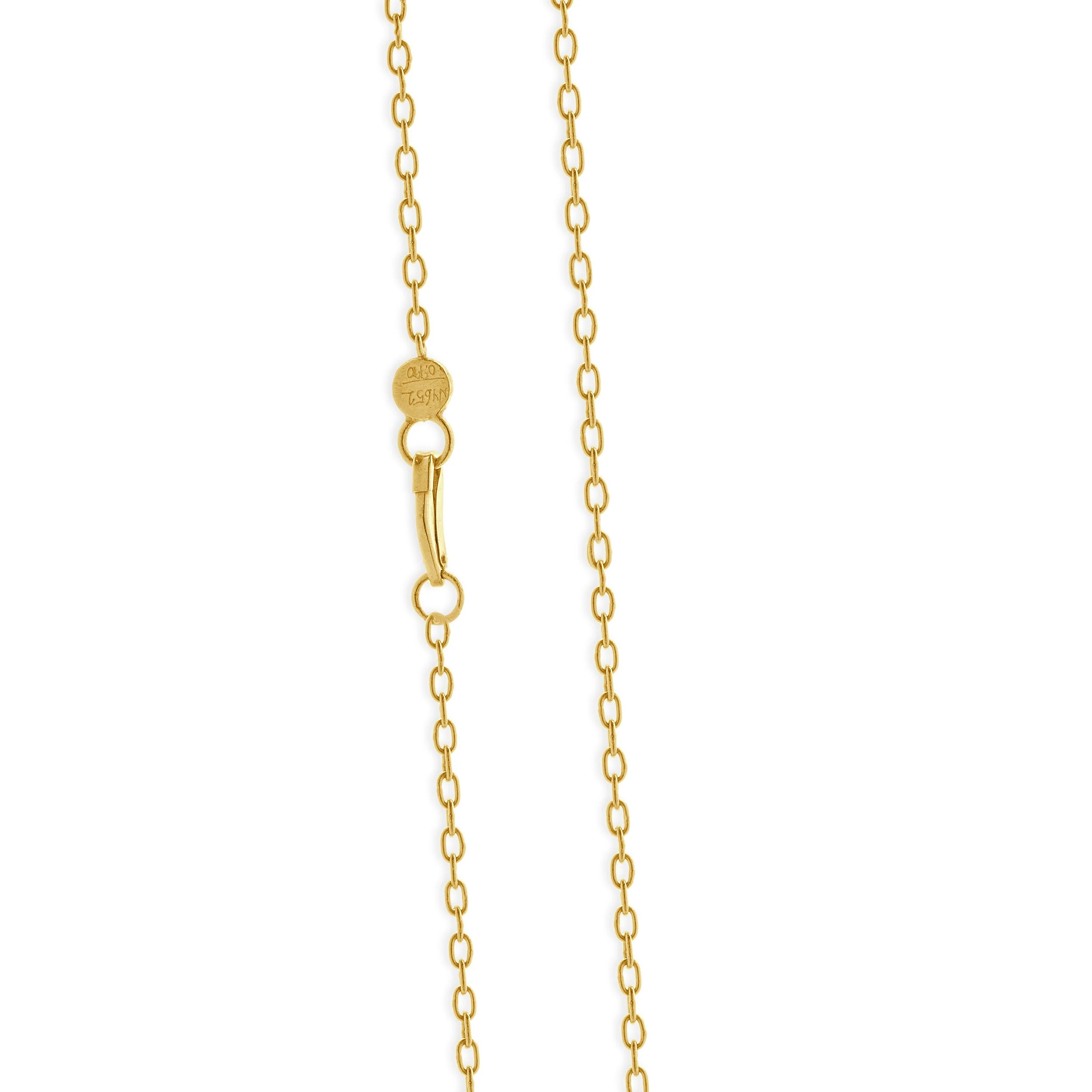 Gurhan 24 Karat Yellow Gold Scarab Egyptian Revival Necklace - Image 2