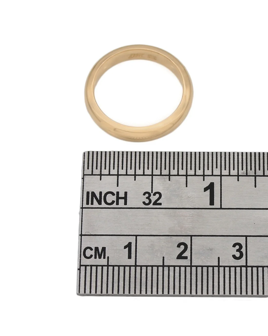 Half Round Comfort Band in Gold - Image 3