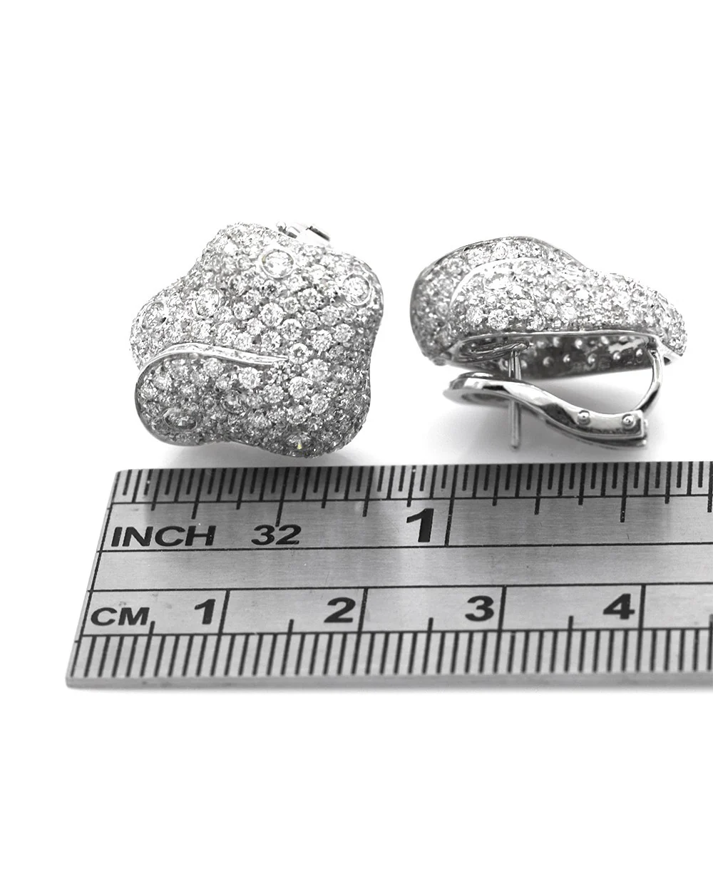 Hans Krieger Diamond Pave Wrap Earrings - Image 3