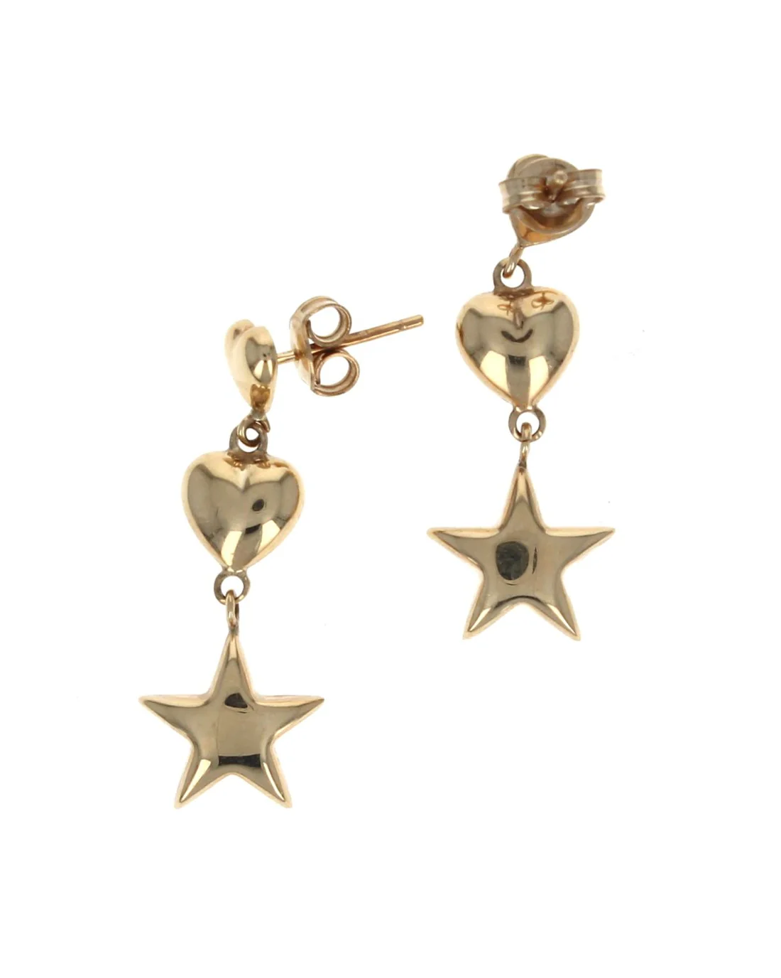 Hearts and Stars Dangle Earrings - Image 2