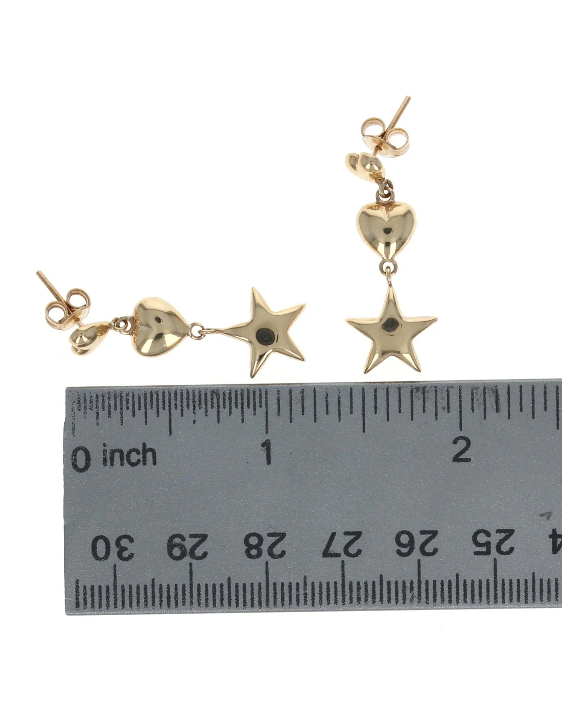 Hearts and Stars Dangle Earrings - Image 3