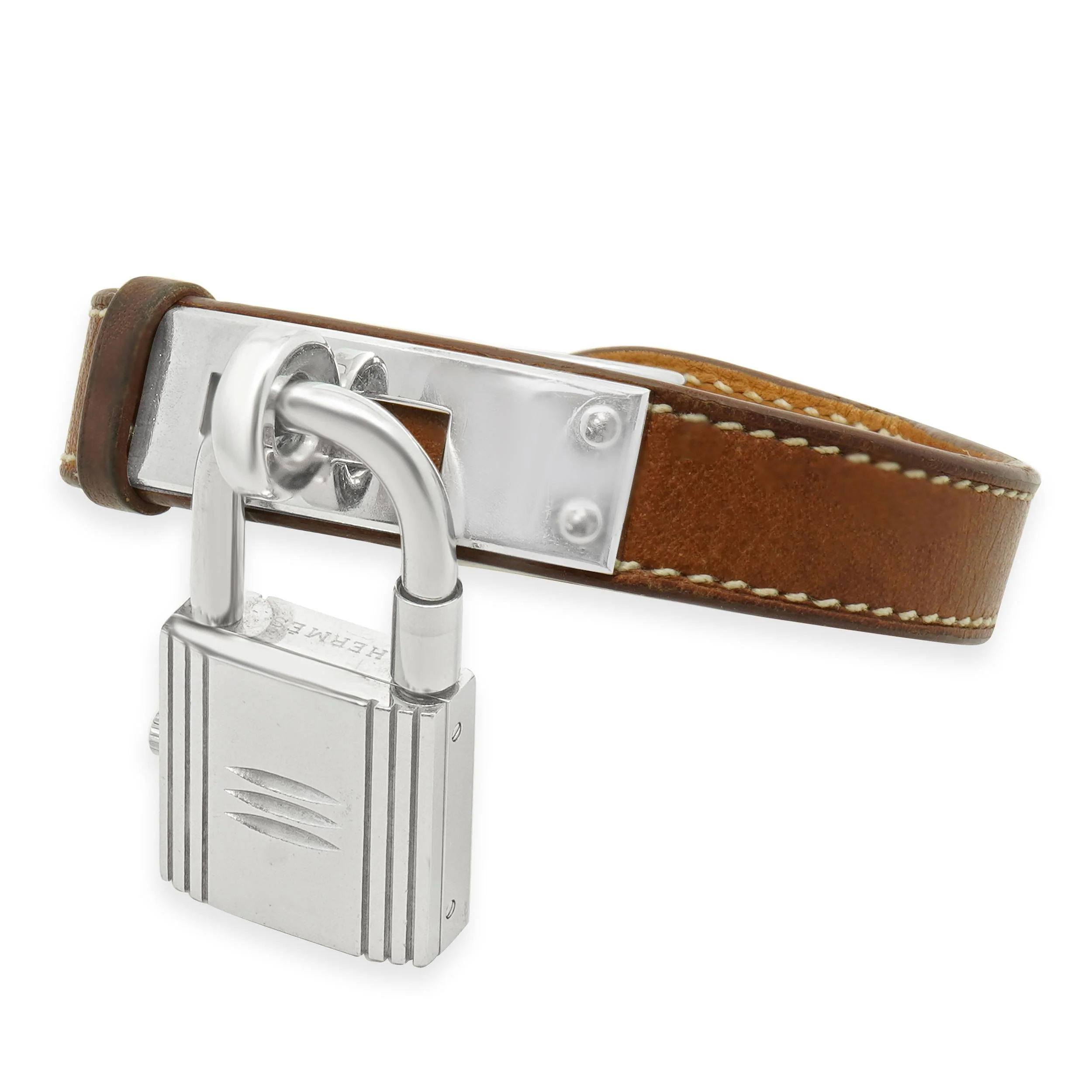 Hermes Stainless Steel Kelly Cadena - Image 2