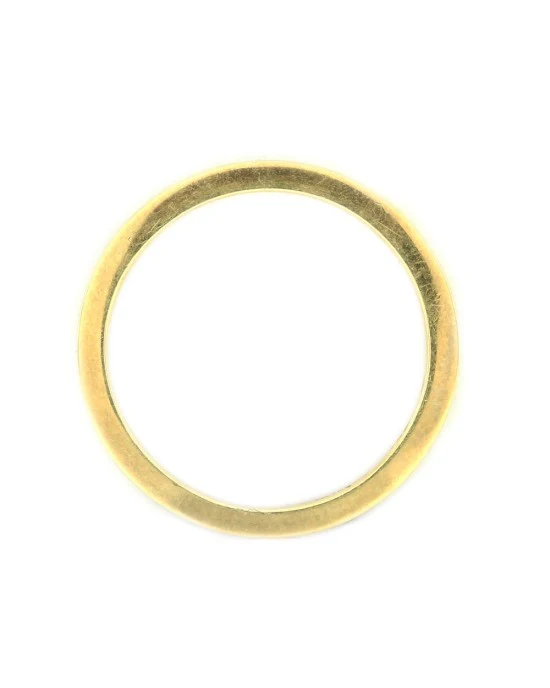 Hidalgo Diamond and Rope Gold Channel Stackable Band in Gold - Image 2