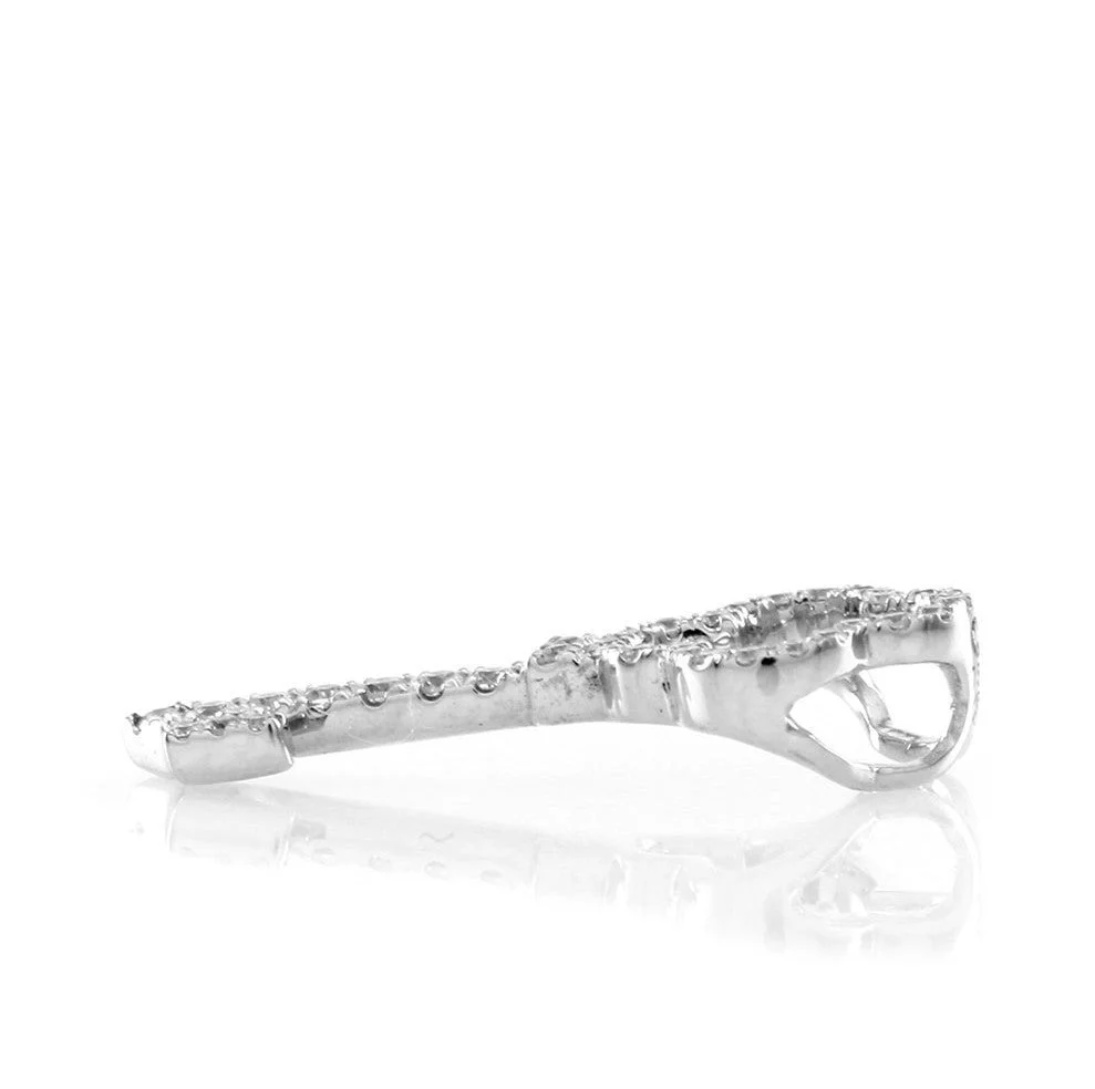 Hidalgo Diamond Key Pendant in Gold - Image 2