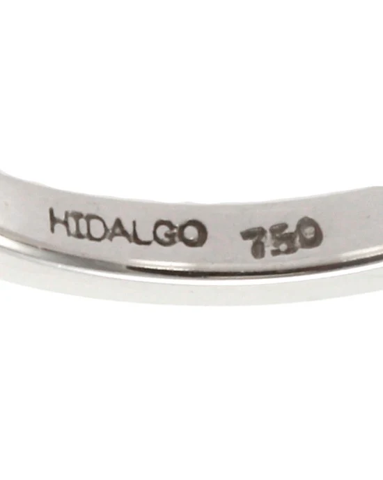 Hidalgo Purple Enamel Stackable Eternity Band in Gold - Image 2