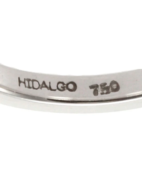 Hidalgo Purple Enamel Stackable Eternity Band in Gold - Image 4