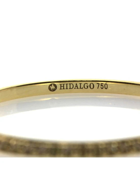 Hidalgo Slanted 0.20ctw Yellow Diamond Eternity Band in 18K Yellow Gold SZ 6.25 - Image 4