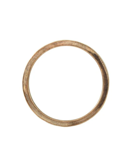 Hidalgo White Enamel Stackable Eternity Band in Gold - Image 3