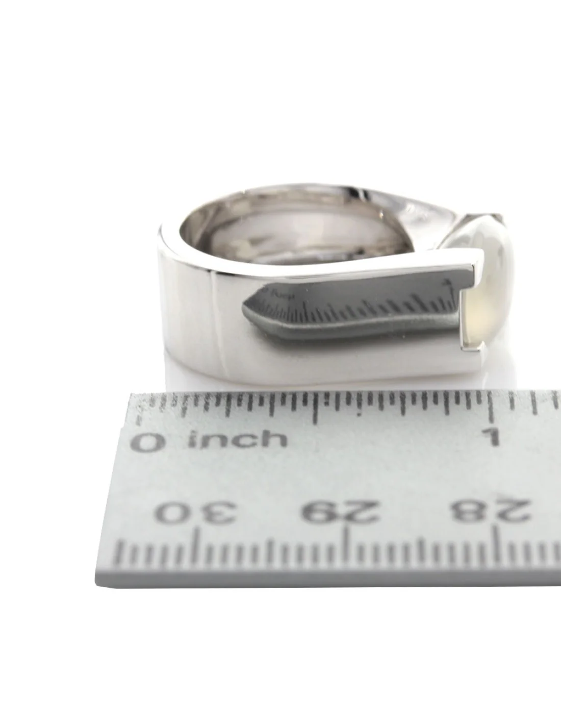 Horizontal Set Moonstone Ring in Gold - Image 3