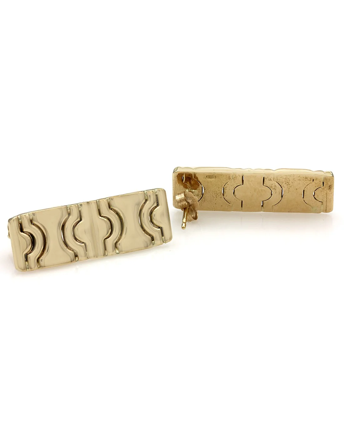 Hour Glass Motif Frop Earrings - Image 2