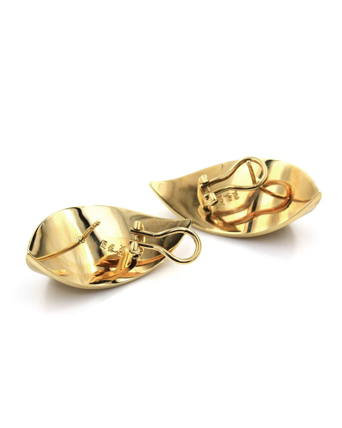 Isabella Fa Pave Diamond Earrings in Gold - Image 2