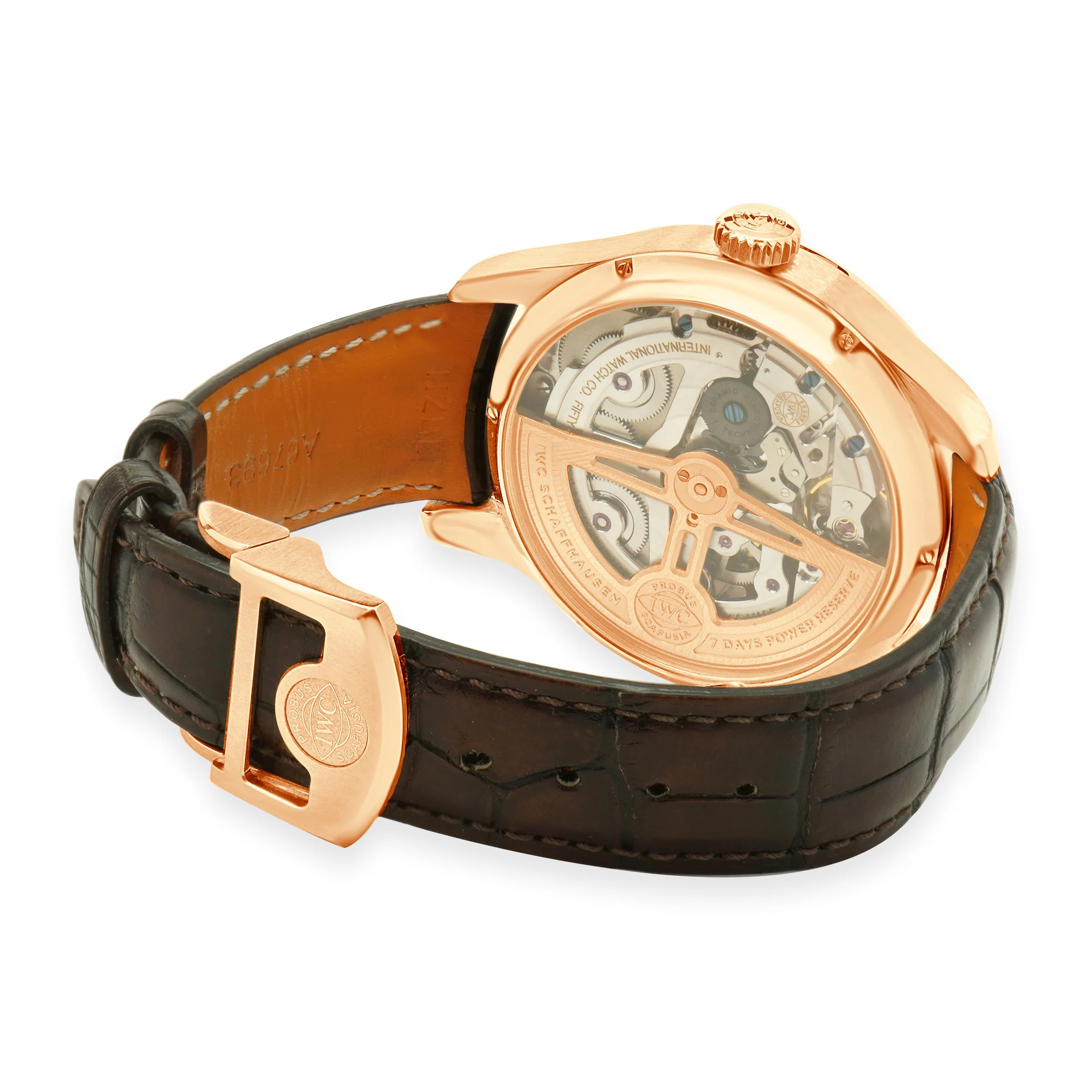 IWC 18 Karat Rose Gold Portuguese Perpetual Calendar - Image 3