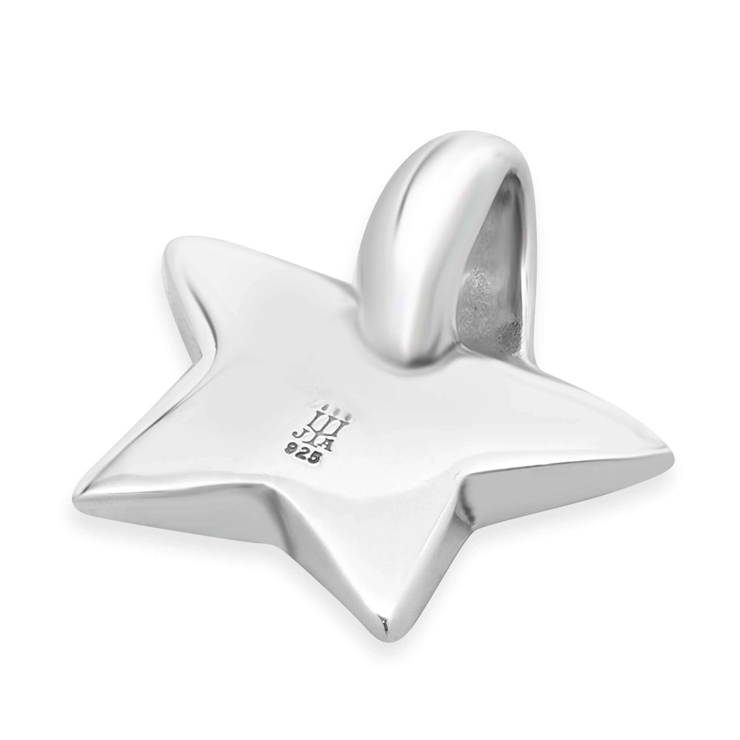 James Avery Sterling Silver Puffed Star Pendant - Image 2